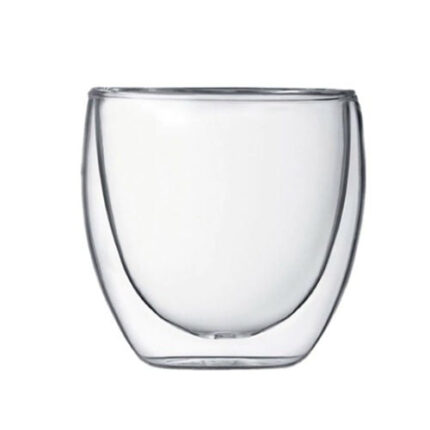 Vaso de vidrio 250cc de doble pared